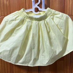 Set vest giả váy kaki vàng chanh cho bé gái size 13 521483