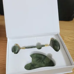 Dụng cụ làm đẹp Mặt nạ thạch anh xanh vàng gold-hổ phách tự nhiên