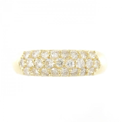 Nhẫn kim cương Pavé K18YG 0.50CT 671709