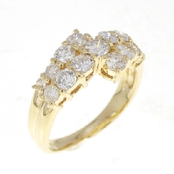 Nhẫn kim cương K18YG 1.03CT