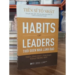 Thói quen nhà lãnh đạo - Ts Tô Nhật