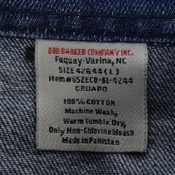 Áo khoác denim BOB BARKER - Hàng hiệu Authentic 888271
