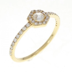 Nhẫn kim cương K18YG 0.18CT - Hàng hiệu Chính hãng