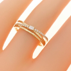 【Sản phẩm mới】Nhẫn kim cương K18YG 0.15CT 669373