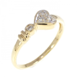 Nhẫn kim cương hình trái tim K18YG 0.05CT