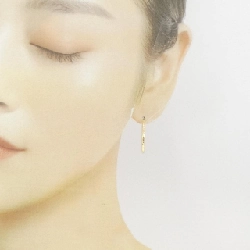 Bông tai hoop 750YG - Hàng hiệu Authentic 872092