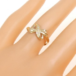 Nhẫn kim cương K18YG 0.02CT 669611