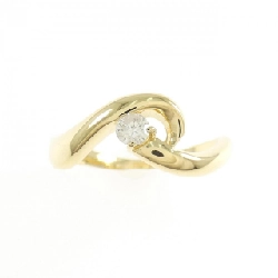 Nhẫn kim cương Solitaire K18YG 0.10CT - Hàng hiệu Chính hãng 855828