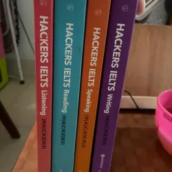 Sách Tiếng Anh IELTS Hackers Reading Listening Speaking và Writing tập trung kỹ năng thi