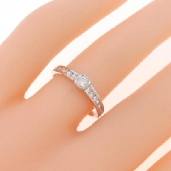 Nhẫn kim cương K18WG 0.10CT 669801