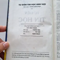 Từ điển tin học Anh - Việt 1998 1025730