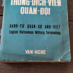 Cẩm nang thông dịch viên Quân đội Anh Việt - Eng Vie Military Term - 1968 787179
