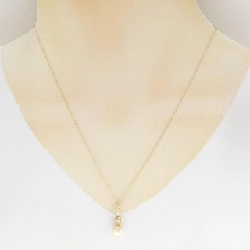 Dây chuyền ngọc trai Akoya hoa K18YG 7.8mm - Hàng hiệu chính hãng 861194