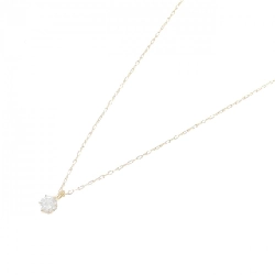 K18YG Solitaire Dây chuyền kim cương 0.10CT - Hàng hiệu Chính hãng 863749