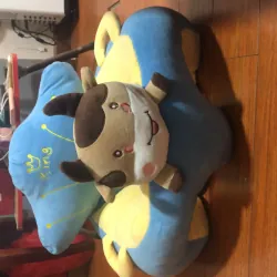 Ghế bông tập ngồi hình bò sữa cho bé từ 6 tháng còn khá mới !!! 753266