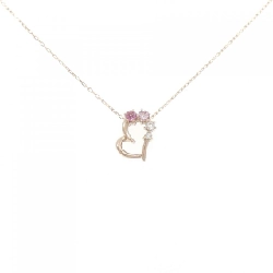 K10PG Heart Tourmaline Necklace - Hàng hiệu Authentic