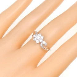 Nhẫn kim cương K18WG hoa 0.51CT 673086