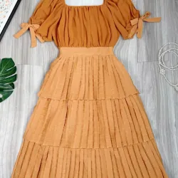 Trang phục công sở vest nữ tay dài màu xám kẻ sọc nhạt 715976