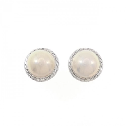 K14WG Mabe Pearl Earrings - Hàng hiệu Authentic