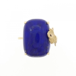 Nhẫn Lapis Lazuli K18YG Hình Cú 13.86CT 666468