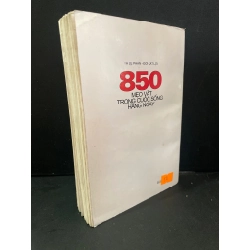 850 mẹo vặt trong cuộc sống hàng ngày mới 80% bẩn bìa, ố nhẹ 2002 Tạ Lệ Phần - Đời Cát Lợi HCM3004 KỸ NĂNG 445521