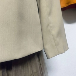 [Mới - Lỗi cổ áo] Vest dáng ngắn không cúc, hàng xuất lỗi cắt mác 416498