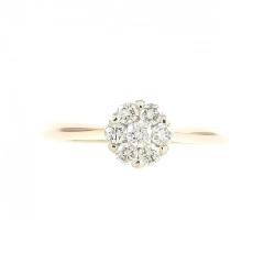 Nhẫn kim cương hoa K18PG/K18WG 0.20CT 672531