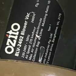 Máy Thổi lá/Hút Ozito 796318