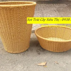 Giỏ mây trưng bày trái cây siêu thị cao 60 674842