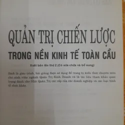 Quản trị chiến lược trong nền kinh tế toàn cầu. TS Phạm Thị Thu Phương 576702