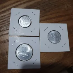 Tiền xu Lào 1980 - 10, 20 và 50 att