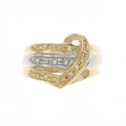 K18YG/PT900 Nhẫn Kim Cương - Hàng hiệu Chính hãng 854045