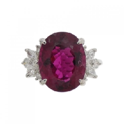 Nhẫn Tourmaline Rubelite PT900 4.67CT - Hàng hiệu Chính hãng 852488