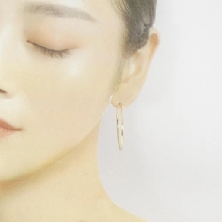 Bông tai hoop K18YG Star Jewelry 666038