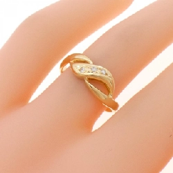 Nhẫn kim cương K18YG - Hàng hiệu Authentic 849006