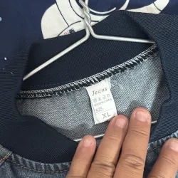 Áo khoác jean thêu phong cách 753879