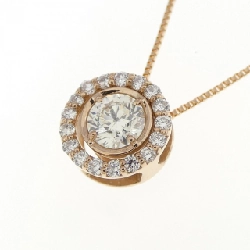 K18PG 2WAY Dây chuyền kim cương 0.301CT - Hàng hiệu Chính hãng 864418