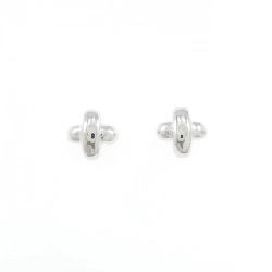 750WG/K18WG Bông tai hình chữ thập - Hàng hiệu Chính hãng