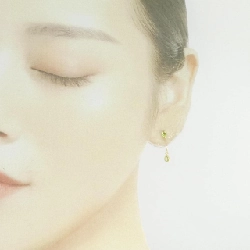 K18YG Peridot Bông tai - Hàng hiệu Chính hãng 867561