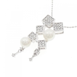 K14WG/K10WG Ngọc trai Akoya Dây chuyền - Hàng hiệu Chính hãng 855904