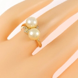 Nhẫn ngọc trai Akoya K18YG - Hàng hiệu Authentic 854513