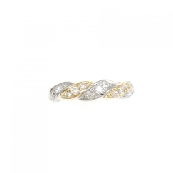 Nhẫn kim cương K18YG/PT900 0.20CT 667923