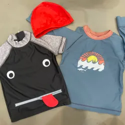 Set 2 áo bơi bé trai