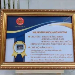 Khung bằng khen khổ giấy A4, kích thước khung: 25x34cm 1033018