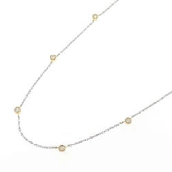 Dây chuyền kim cương K18YG/K18WG 0.27CT - Hàng hiệu Chính hãng 865081