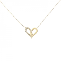 Mặt dây chuyền nửa trái tim Aker Filouge 0.08CT - Hàng hiệu Authentic