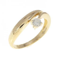 Nhẫn kim cương K18YG 0.14CT