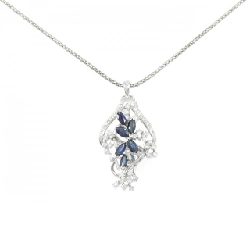 Dây chuyền Sapphire PT900/PT850 1.81CT - Hàng hiệu Chính hãng