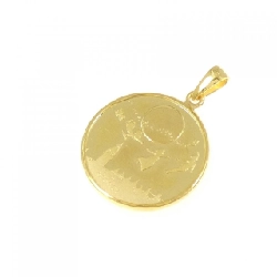 K24YG(枠) Đồng xu mặt dây chuyền - Hàng hiệu Authentic 869569