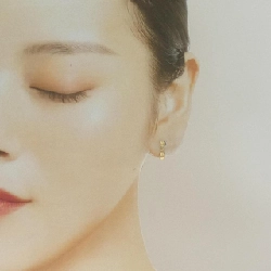 K18YG Bông tai - Hàng hiệu Chính hãng 865126